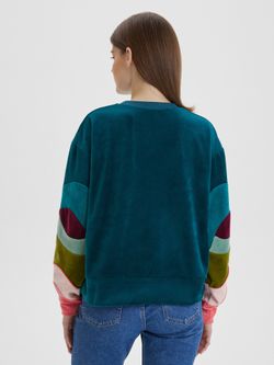 Свитшот "Бабочка"  изумруд