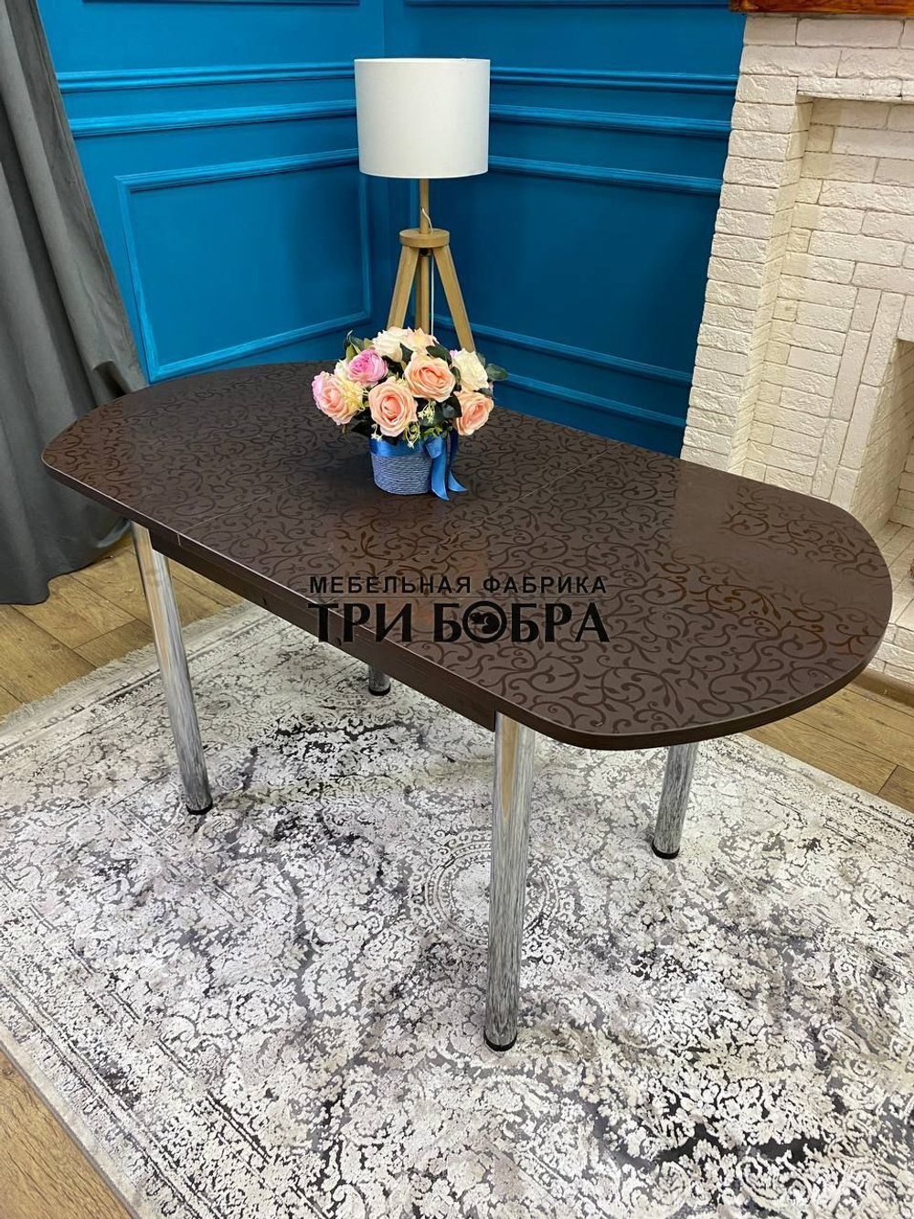 Стол кухонный раздвижной "Шоколад"