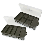 Коробка Три Кита TK-32 Двухсторонняя Зелёная 6+5отд. 190x112x50мм 003.0826