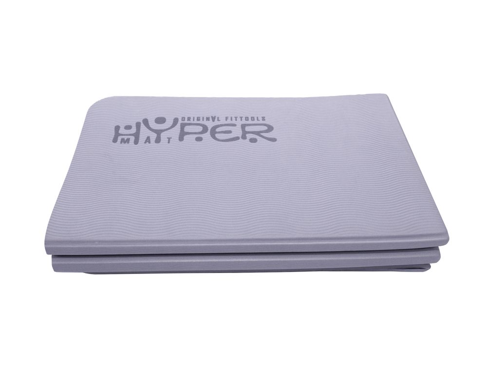 Коврик для йоги складной 190 х 120 см толщина 8 мм TPE HYPERMAT лиловый