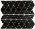 Мозаика из керамогранита Reno Black matt (39х45) 291х252х6 мм