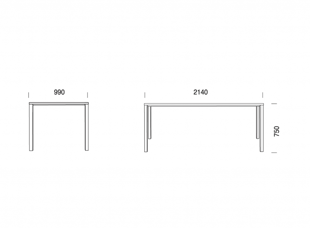 Стол ламинированный обеденный Papatya Maxima
