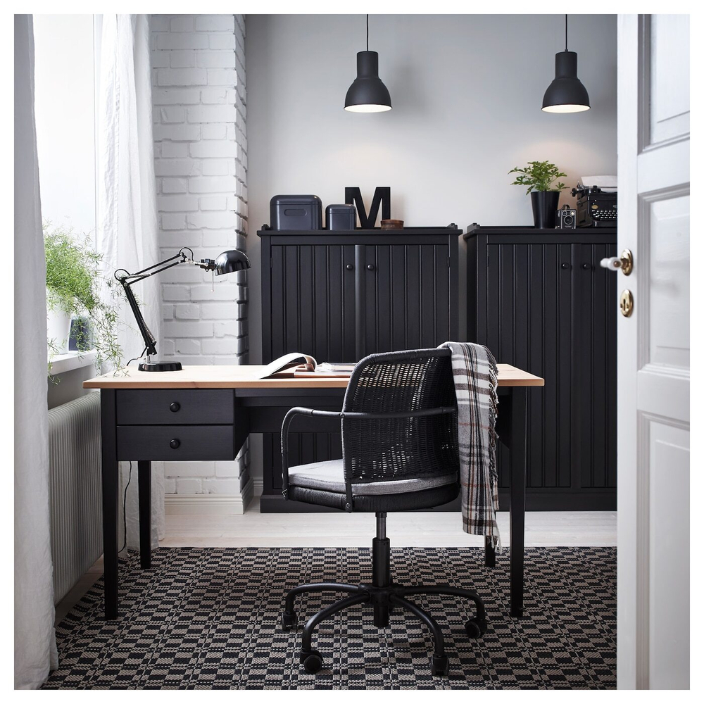 IKEA FORSÅ  (ИКЕА ФОРСÅ)  -  Настольная лампа, черная