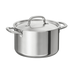 IKEA 365+ Кастрюля с крышкой, нержавеющая сталь, 5,0 л