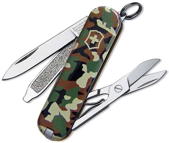 Складной нож Victorinox Мод. Classic Camouflage (58 мм) - 7 функций