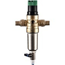 Фильтр самопромывной Гейзер-Бастион 7508155233 1/2 для холодной воды, с регулятором давления, d52,5