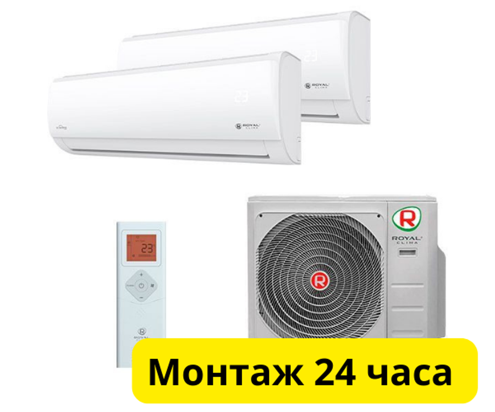 Мульти сплит-система Royal Clima на 2 комнаты (30+30 кв.м.) TRIUMH