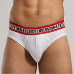 Мужские трусы брифы мультиколор набор 3 в 1 Bikkembergs FASHION TAPE BKK1USP08TR