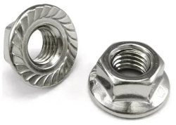 Гайка с фланцем М8,100шт.,DIN 6923