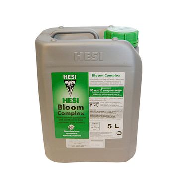 Удобрения органоминеральное для стадии цветения Hesi Bloom Complex 5 л