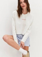 Лонгслив укороченный