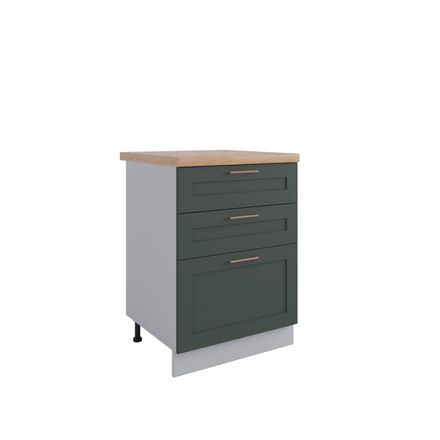 Кухня Модуль СЯБ 600 Квадро Оливково-зеленый