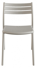Стул пластиковый Papatya Hisar-S, светло-серый