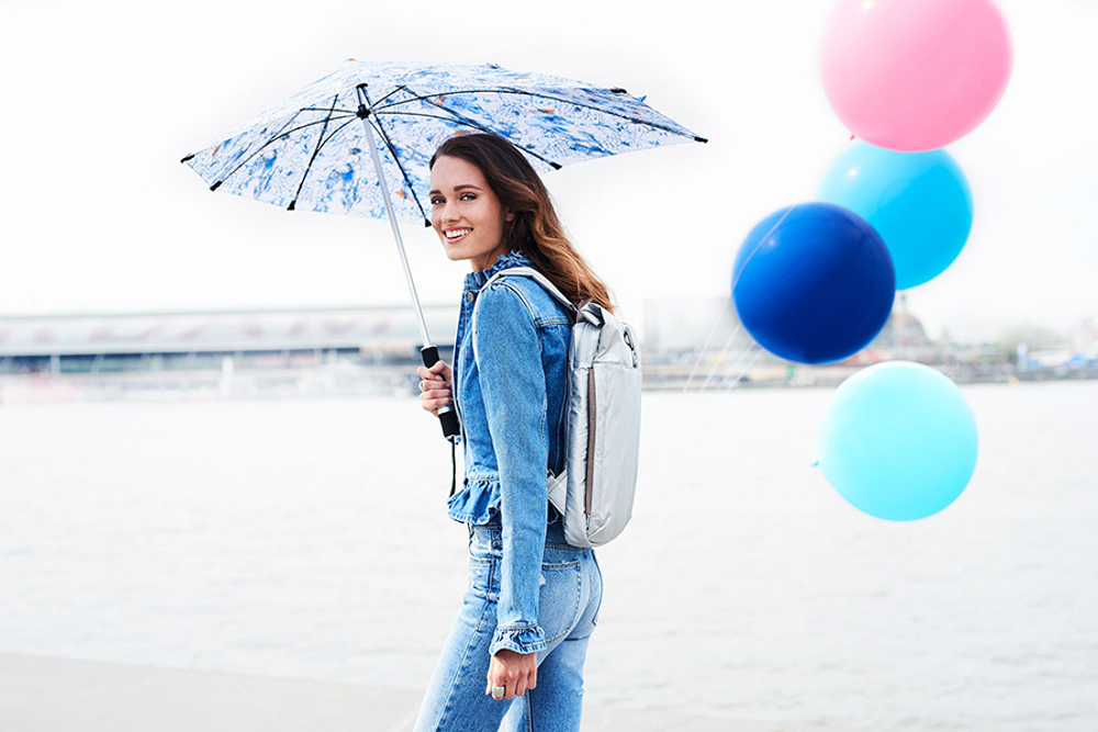 Рюкзак senz° sam shiny silver