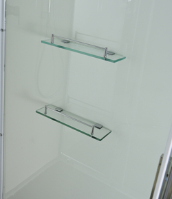 Душевая кабина AvaCan (АваКан) K2090LED с низким поддоном, с ГМ, с электрикой и LED подсветкой, 90х90х220