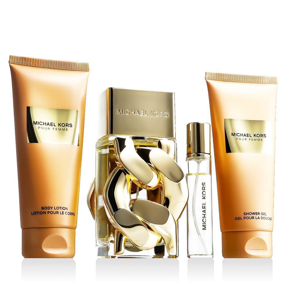 Michael Kors Pour Femme EDP 100 ml + EDP MINI 10 ml + SG 100 ml + BL 100 ml (woman) 1 pcs