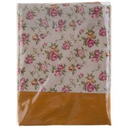 СКАТЕРТЬ "ПРОВАНС",140х180,100% ХЛОПОК,ГОРЧИЦА