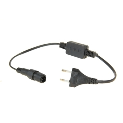 Шнур питания силовой для 2-х проводного дюралайта Ø 13 мм IP44