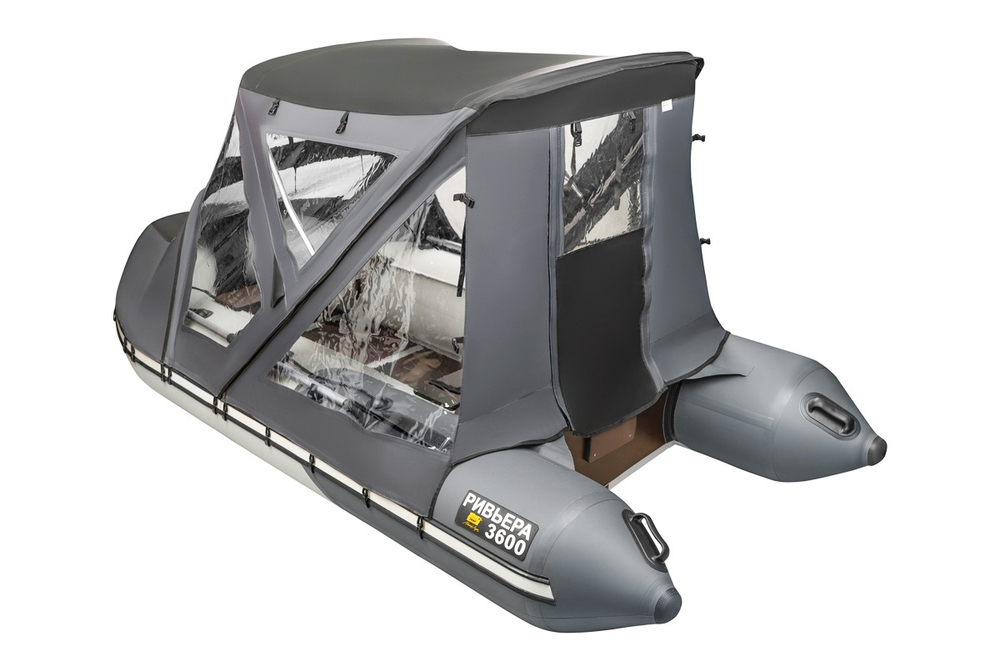 Тент трансформер Ривьера 3600 НДНД Компакт (графит/черный)