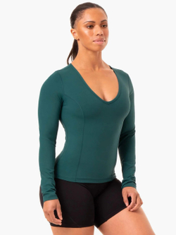 Топ RYDERWEAR NKD Align Long Top Teal