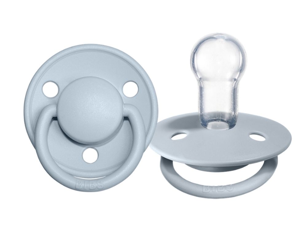 BIBS De Lux Silicone Baby Blue 0+ месяцев