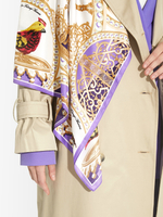 Платок «Пасхальное яйцо-часы Петушок»