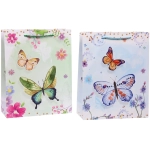 Пакет подарочный «Бабочки» 26*32*10 см, микс