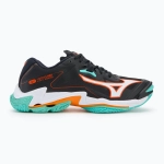 Кроссовки волейбольные Mizuno Wave Lightning Z8 black/tangelo/ice green