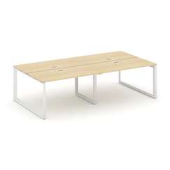 Style Project Рабочая станция двухсторонняя SN-59O.DRS-054 Акация Лорка/Металл Белый/Белый Заглушка