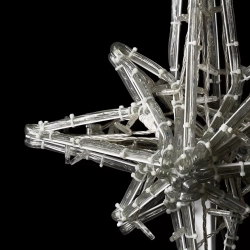 Светодиодная макушка Роза Ветров 75 см., Белая, 220В, LTC (LC-13210)