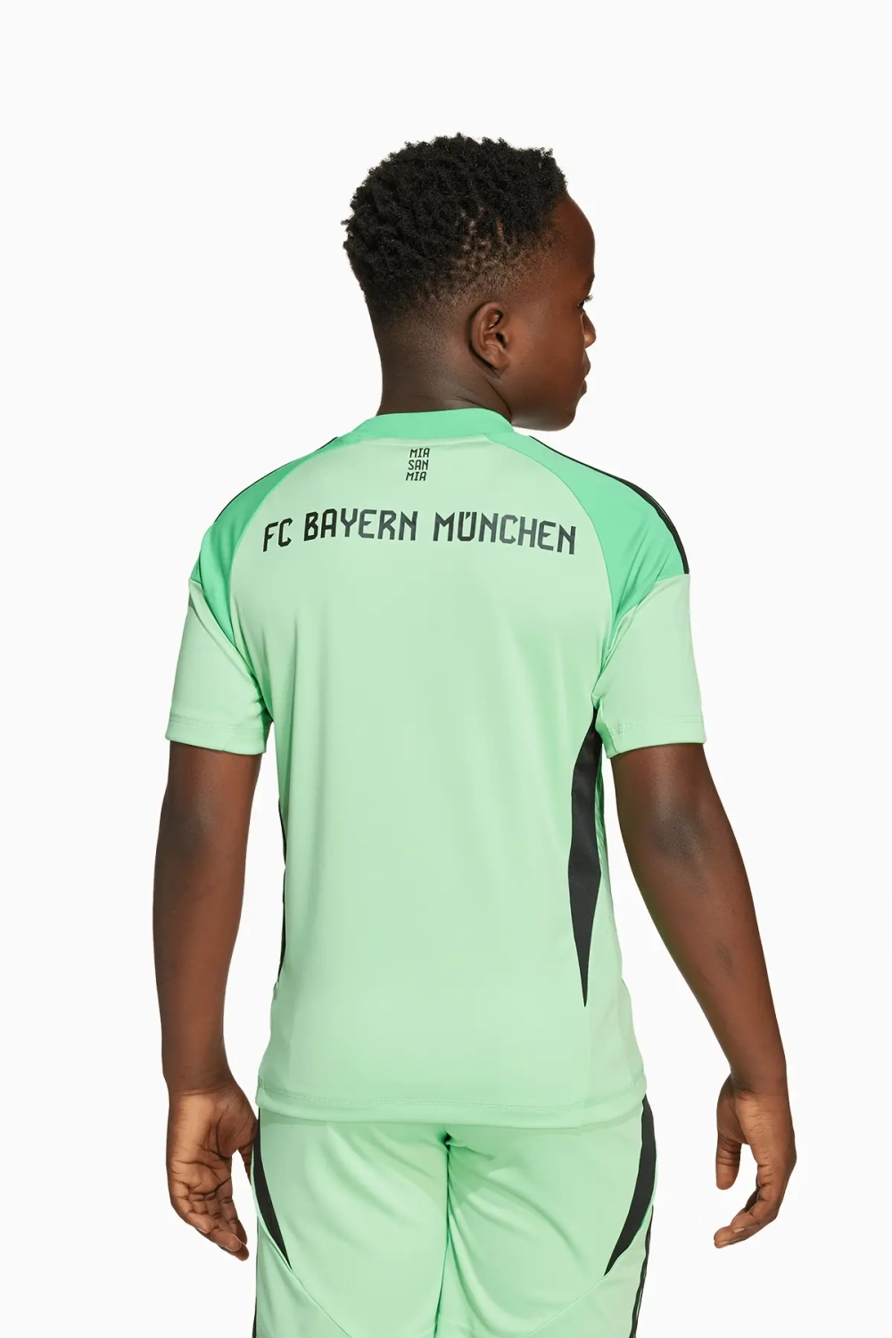 Футболка adidas FC Bayern 25/26 Goalkeeper Junior - бирюзовый