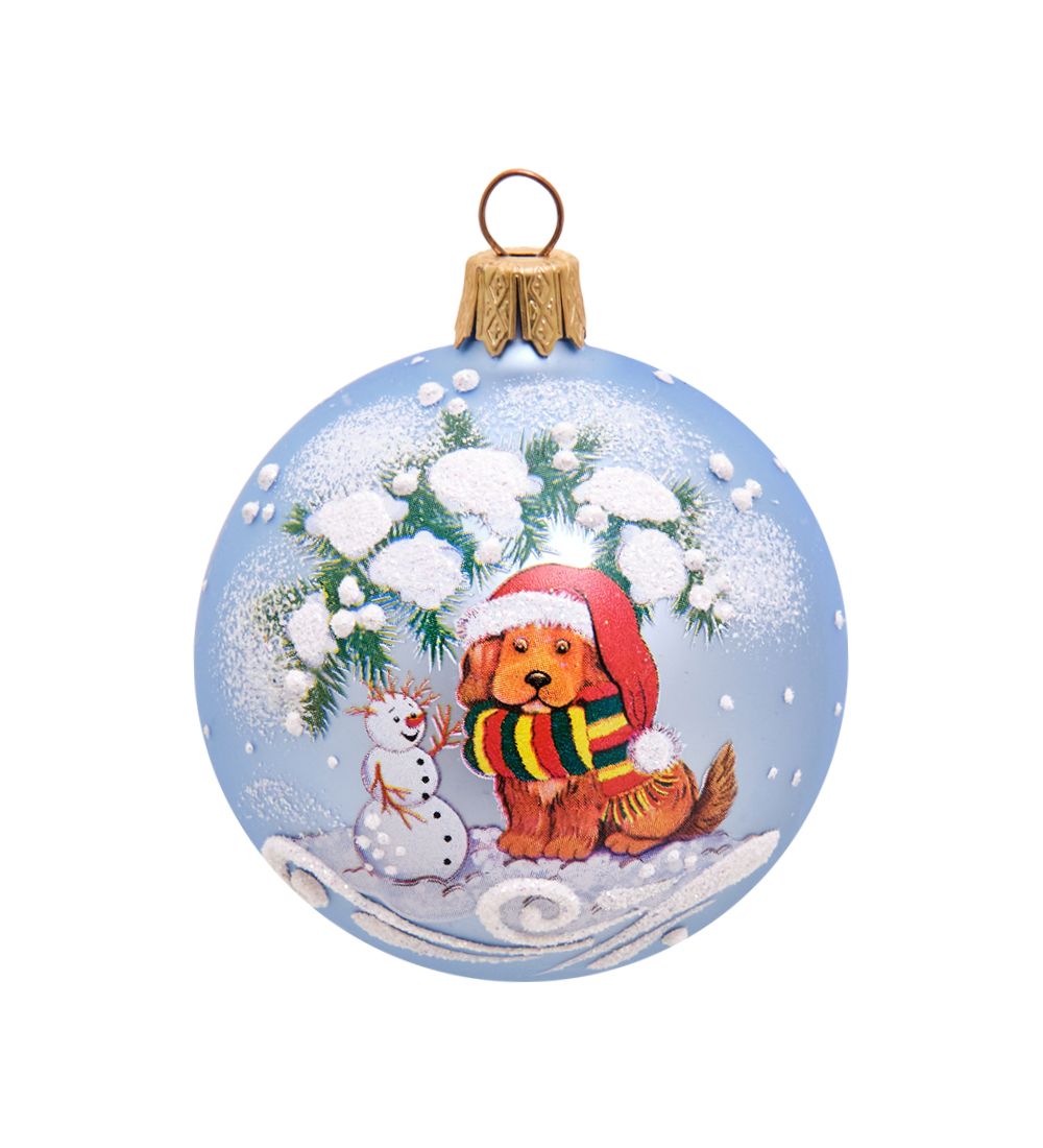 Элита НФШ-1538/4 Ел.украшение Шар «Собачка» 65 мм