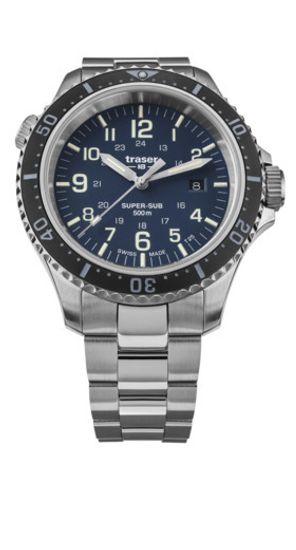 Швейцарские тактические часы Traser P67 Diver Blue 109375