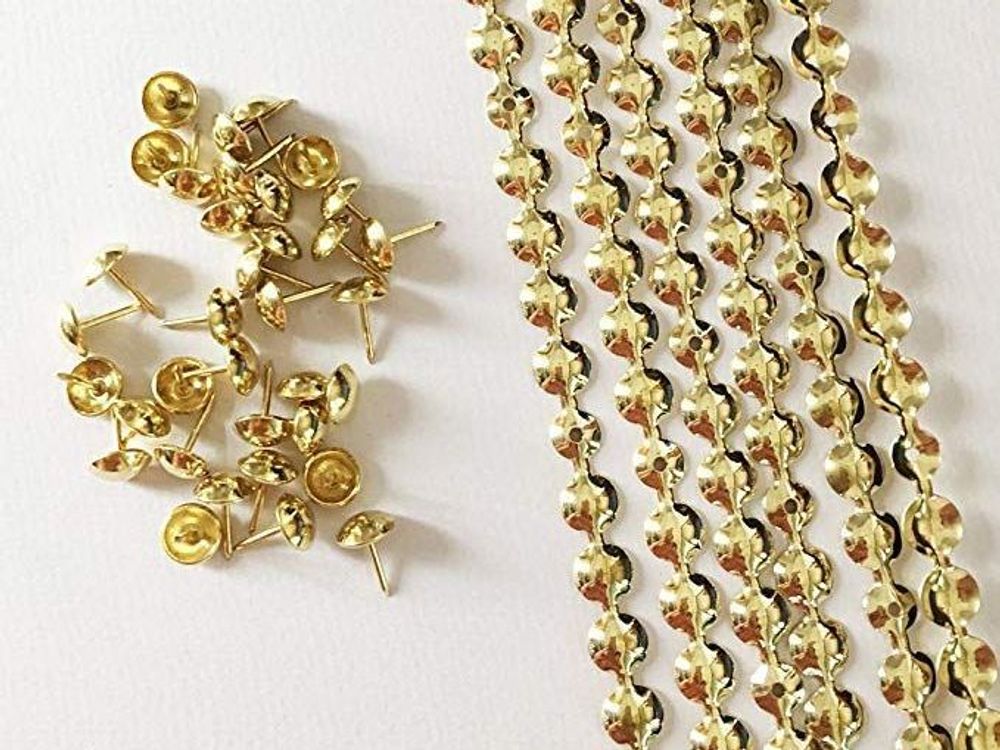 Гвоздевая лента Золото 11мм