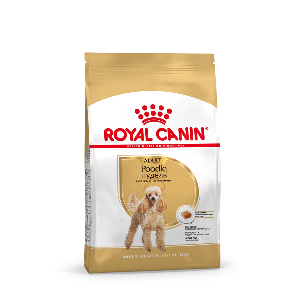 Royal Canin POODLE ADULT корм для взрослых собак породы пудель старше 10 месяцев 1,5кг