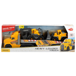 Mack, Volvo Экскаватор-погрузчик 70 см свет звук Dickie Toys 3729012