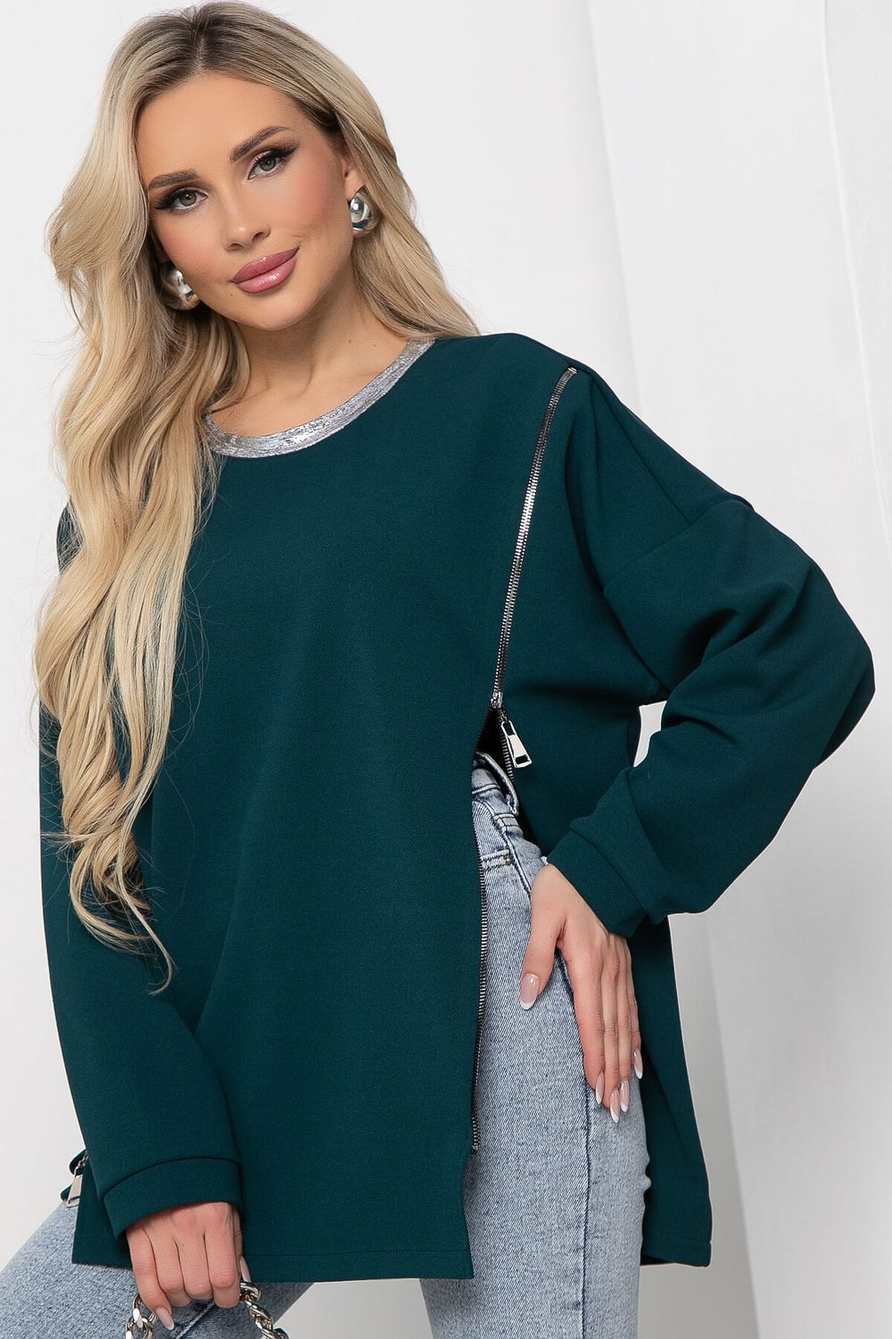 Джемпер "Мэйт" (бирюза) Б8468 LT Collection