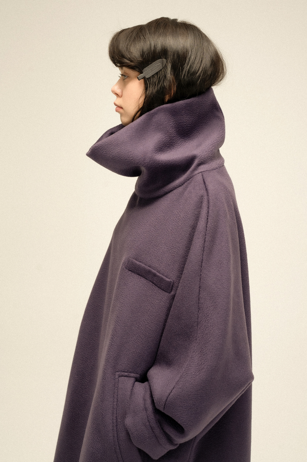 Пальто без застёжки