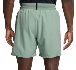 Мужские теннисные шорты Nike Court Paris Slam Dri-Fit Tennis - steam/barely green/black