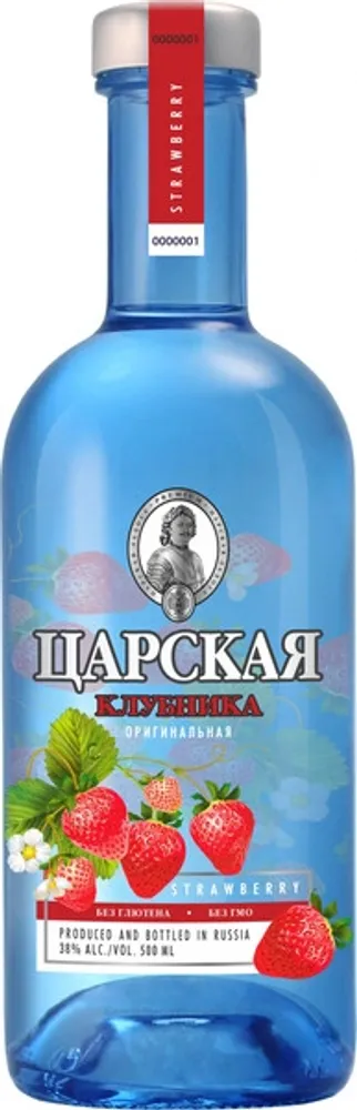 Царская оригинальная Клубника 0,5л 38% Россия