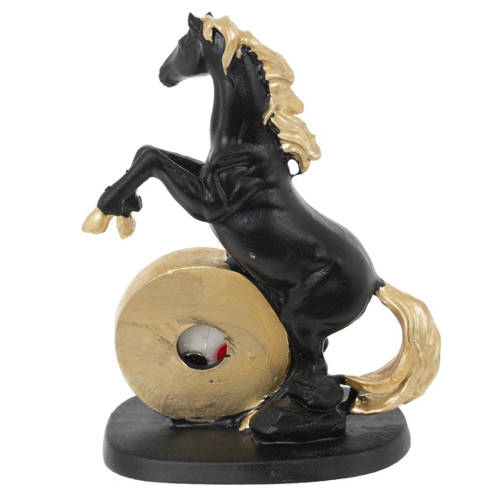 GAEM Фигурка декоративная "Лошадь" с часами (LR41x1), L9 W5 H12 см