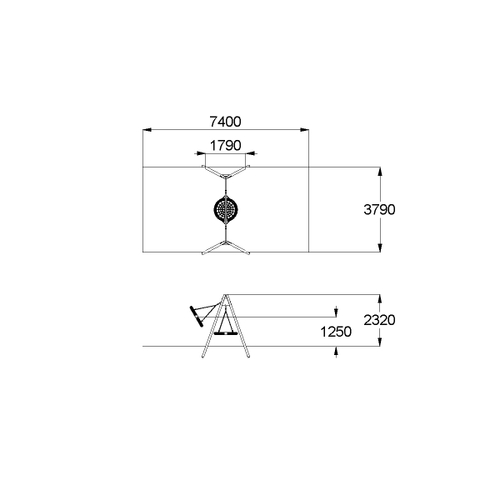 Качели «Гнездо»