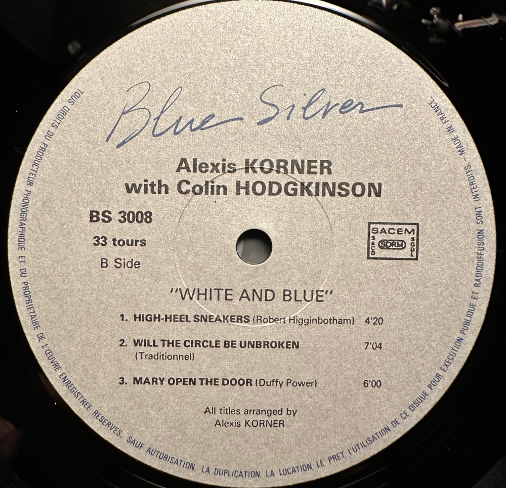 Alexis Korner & Colin Hodgkinson - White And Blue (Франция 1980г.)