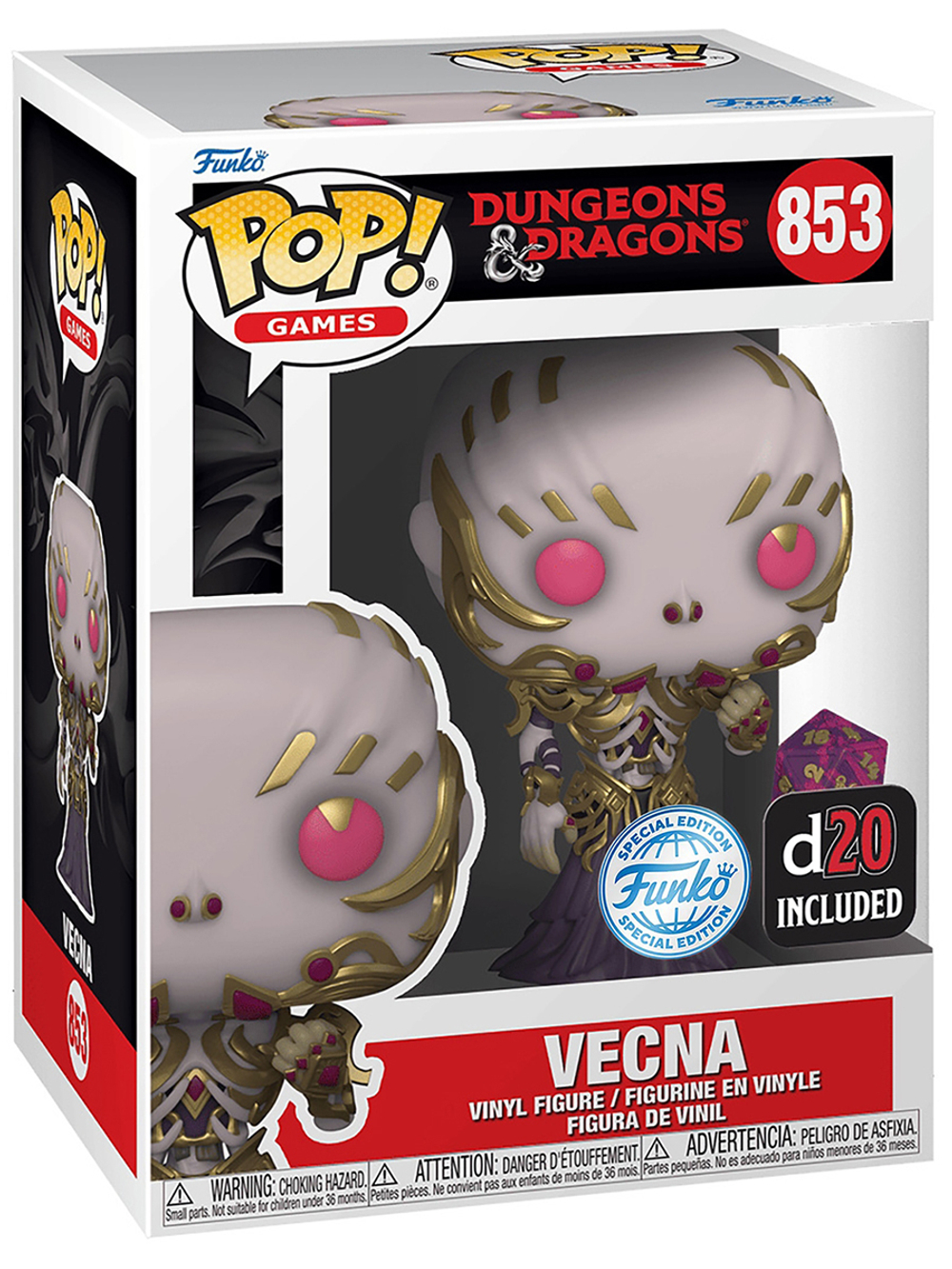 Фигурка Funko POP! Games D&D Vecna w/D20 (MT) (Exc) (853) 56467