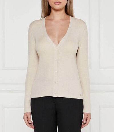 Хлопковый кардиган Marc Cain - бежевый(XC 39.14 M52)