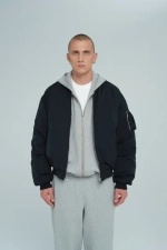 Бомбер оверсайз | blue