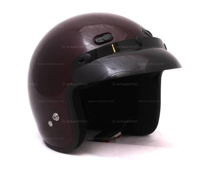 Шлем открытый ZOX Colli Pl, вишнёвый