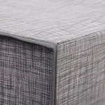 Короб - органайзер складной для хранения вещей «ЭФОЛТ», цвет пыльно - серый, 28*28*28см✦