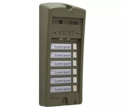 БВД-306FCP-6 блок вызова Vizit