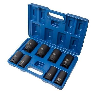 Набор головок ударных глубоких, 8пр., 3/4''(22,24,27,30,32,36,38,41мм), в кейсе FORCEKRAFT FK-6081-5MPB